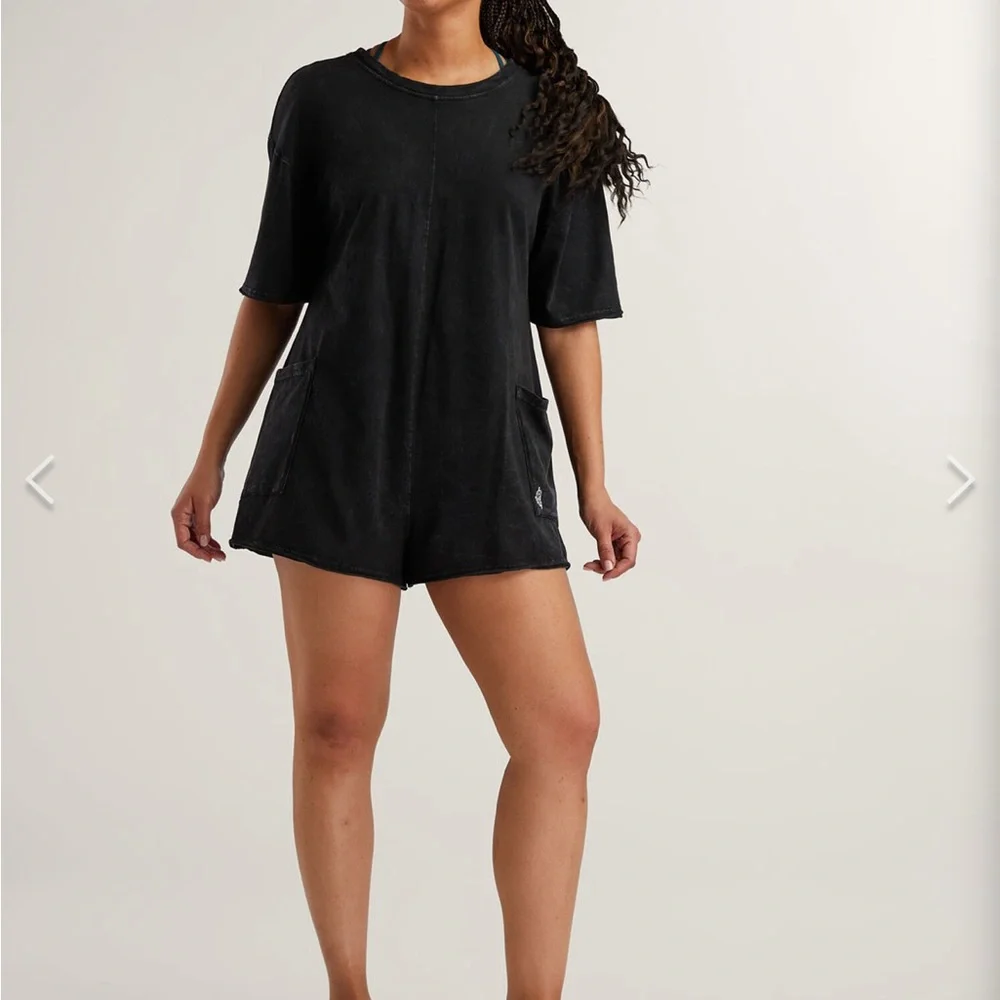 NWT Free People Movement Hot Shot Tee Romper - Picture 2 of 6